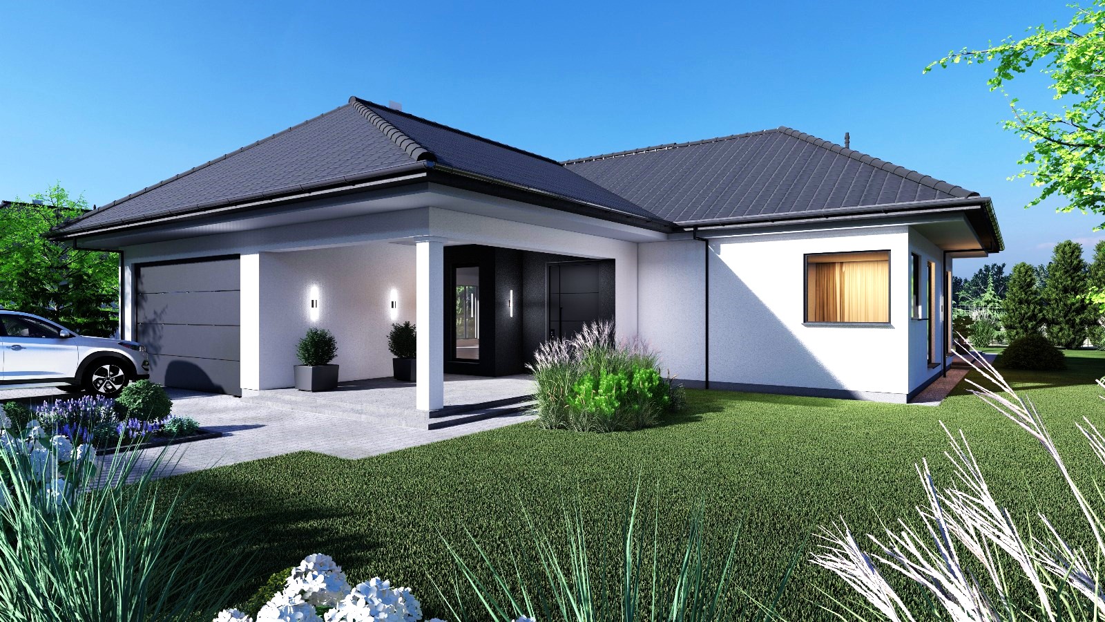 Ogród przy domu – Osiedle Cichy Zakątek