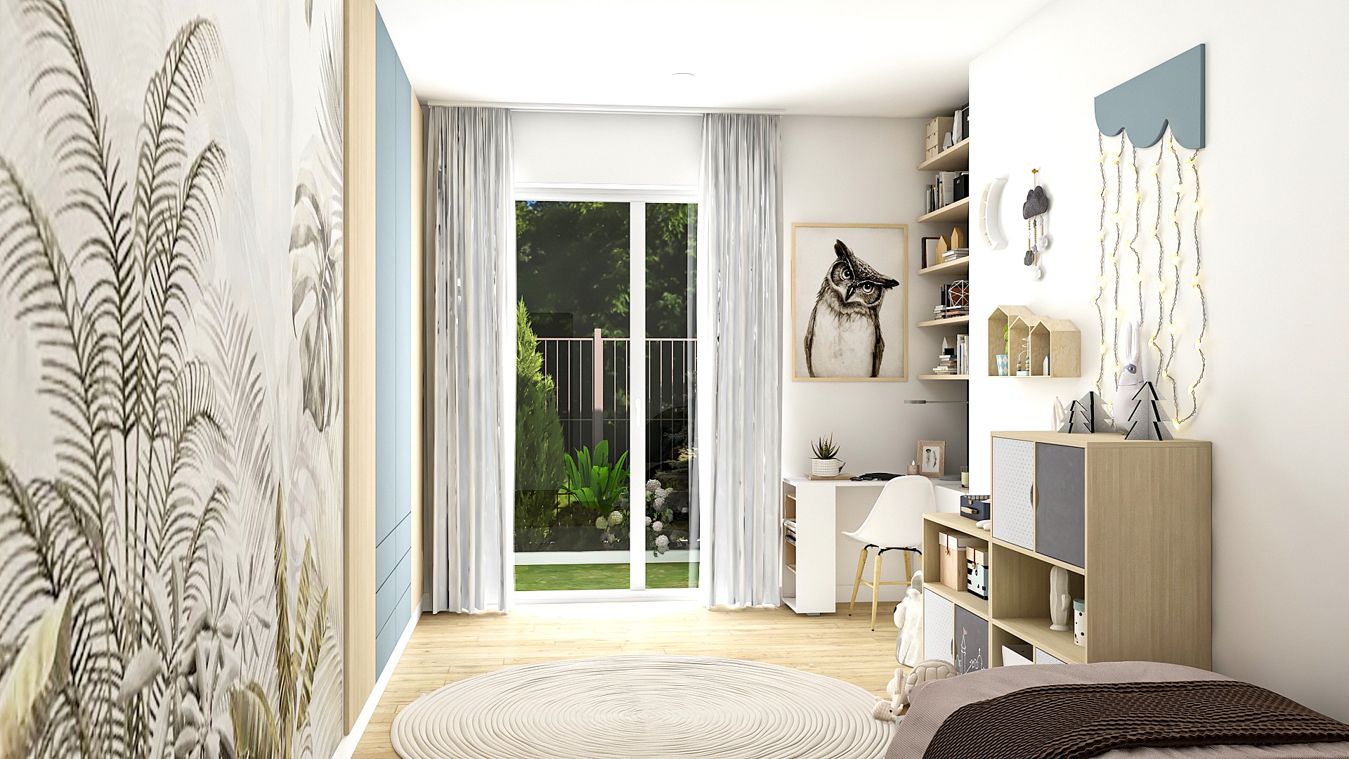 Wizualizacja ogrodu – ujęcie 2